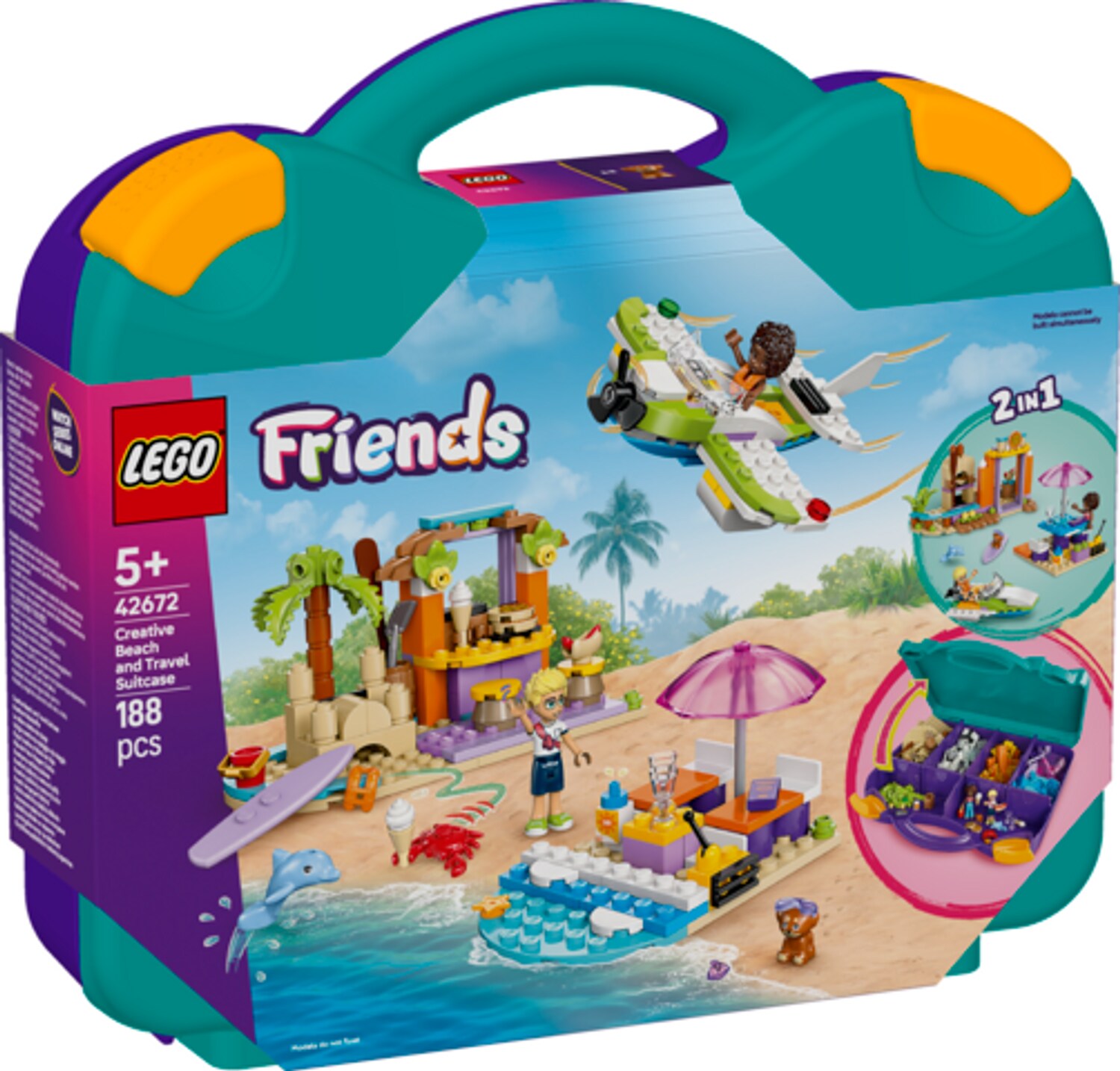 LEGO&reg; Friends Kreativer Reisekoffer 