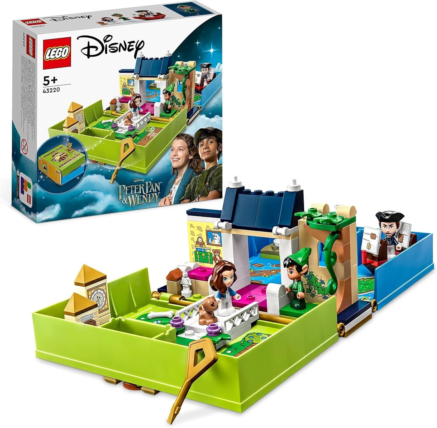 LEGO® Disney™ Peter Pan & Wendy – Märchenbuch-Abenteuer