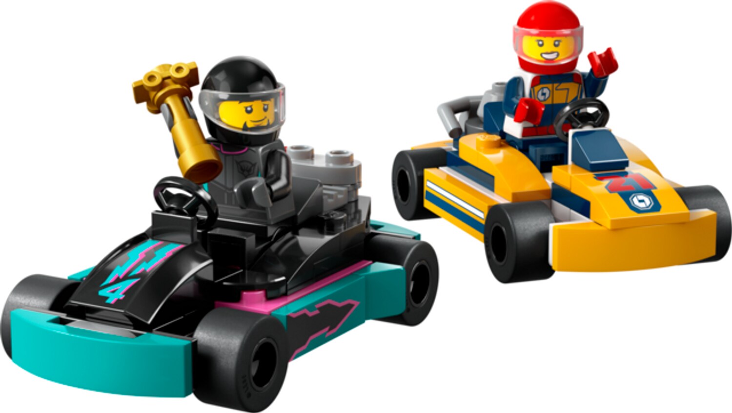 LEGO&reg; City Go-Karts mit Rennfahrern 