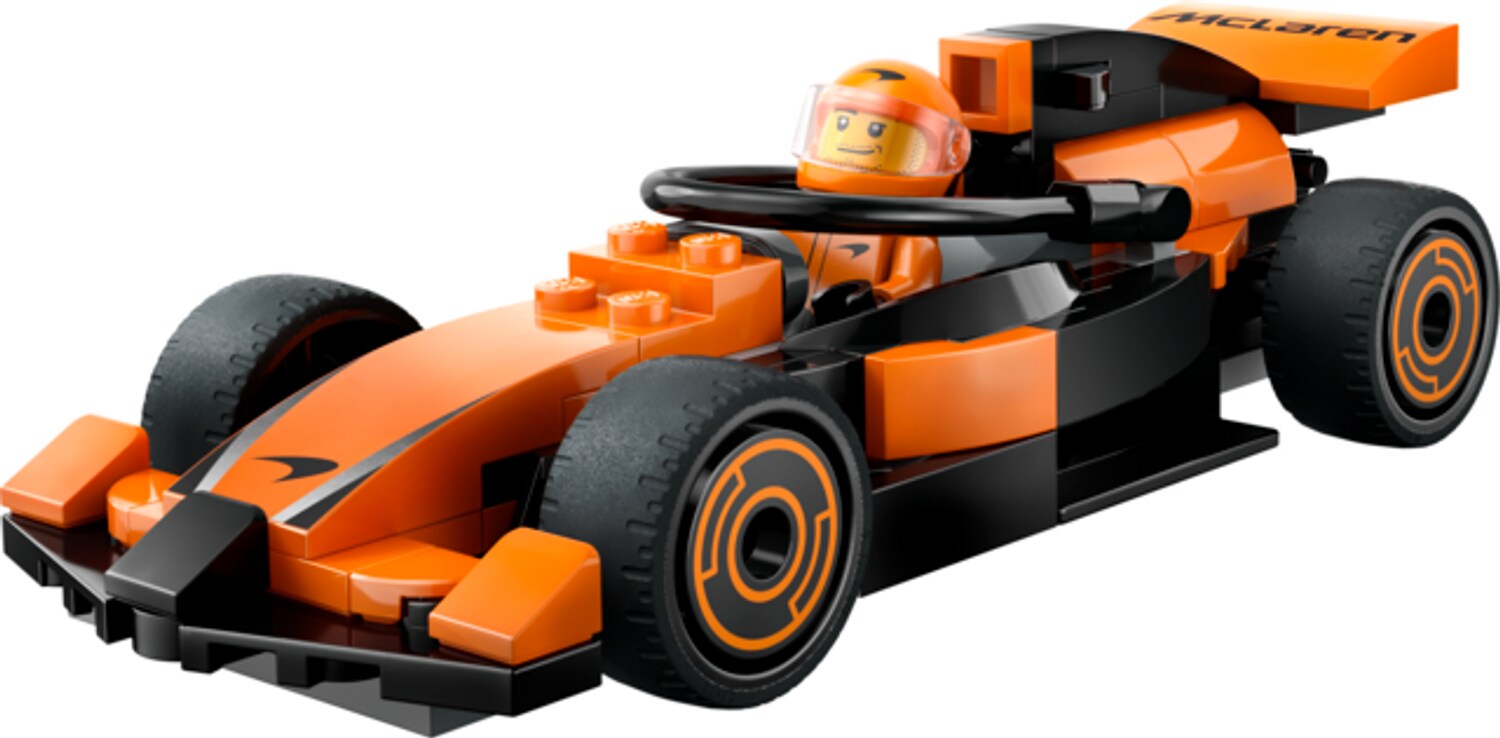 LEGO® F1® Rennfahrer mit McLaren Rennauto