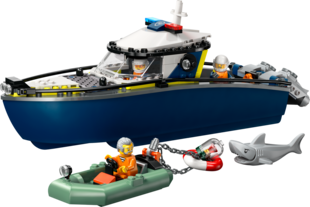 LEGO® City Verfolgungsjagd im Polizeiboot 