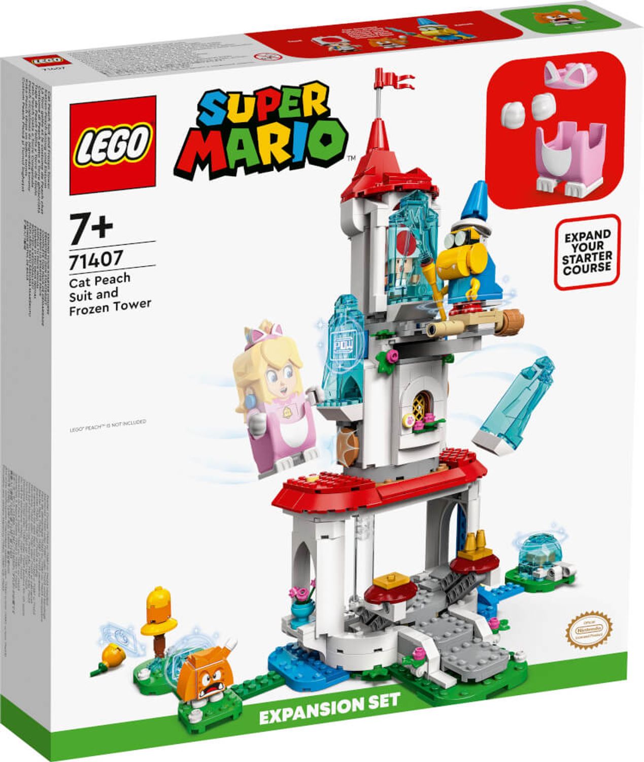 LEGO&reg; Super Mario&trade; Katzen-Peach-Anzug und Eisturm &ndash; Erweiterungsset 