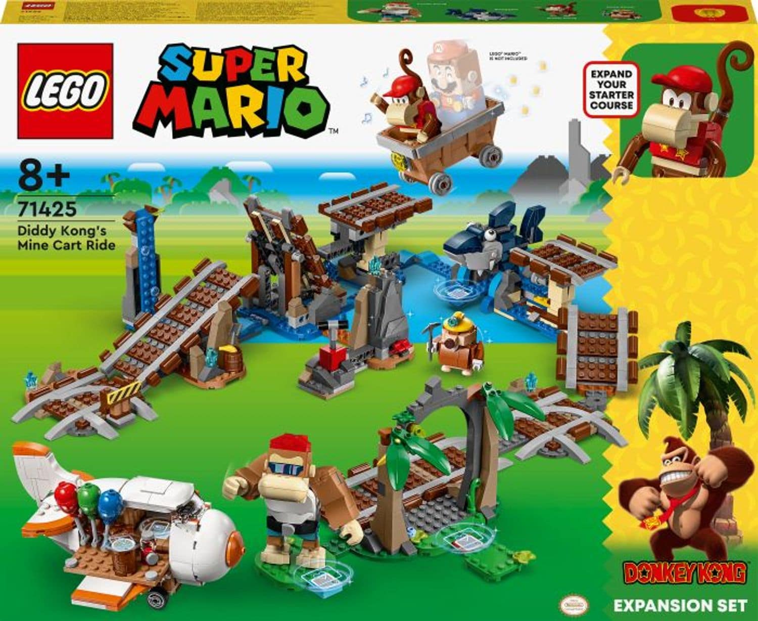 LEGO&reg; Super Mario&trade; Diddy Kongs Lorenritt &ndash; Erweiterungsset 