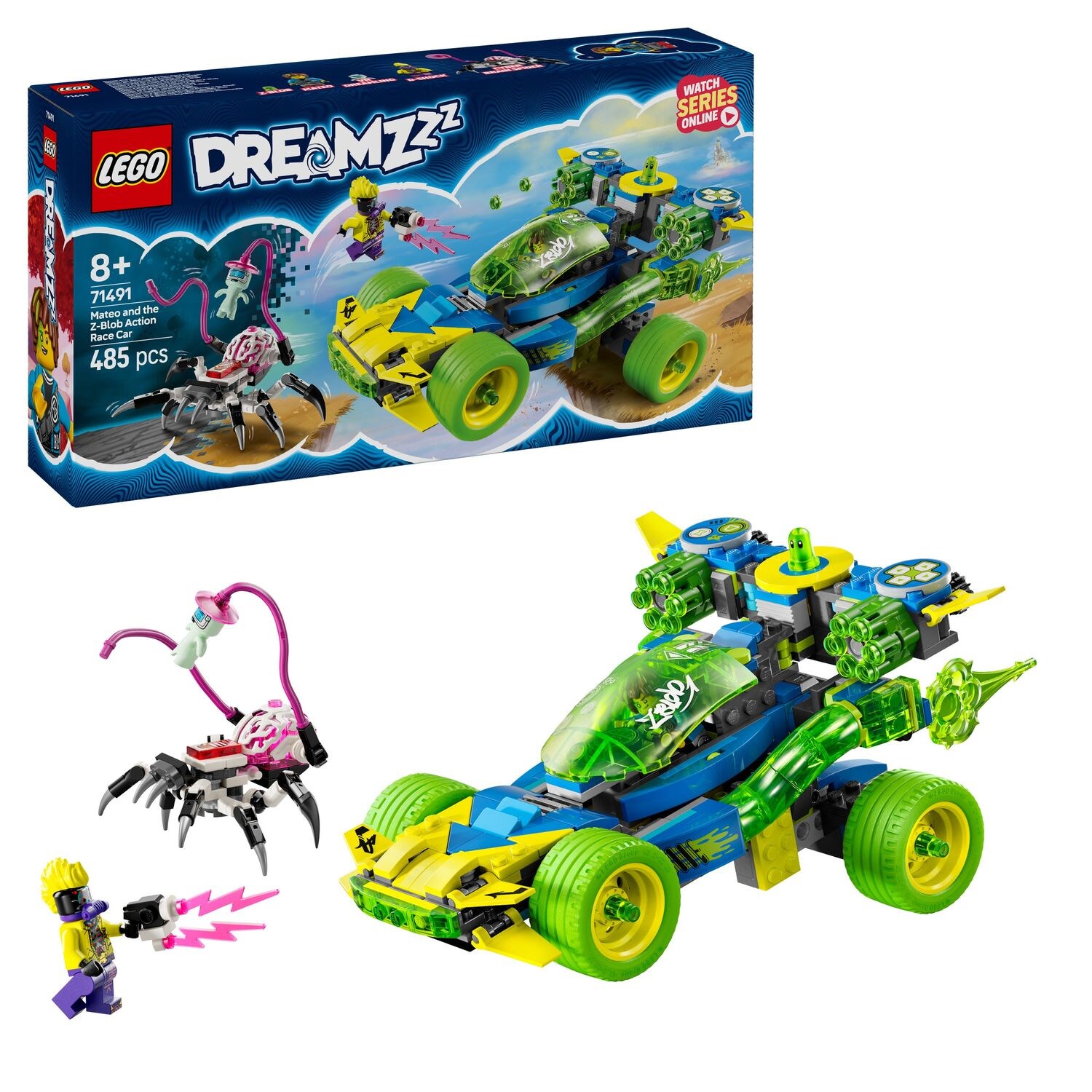 LEGO® DREAMZzz™ Mateo mit dem Z-Blob Action-Rennwagen