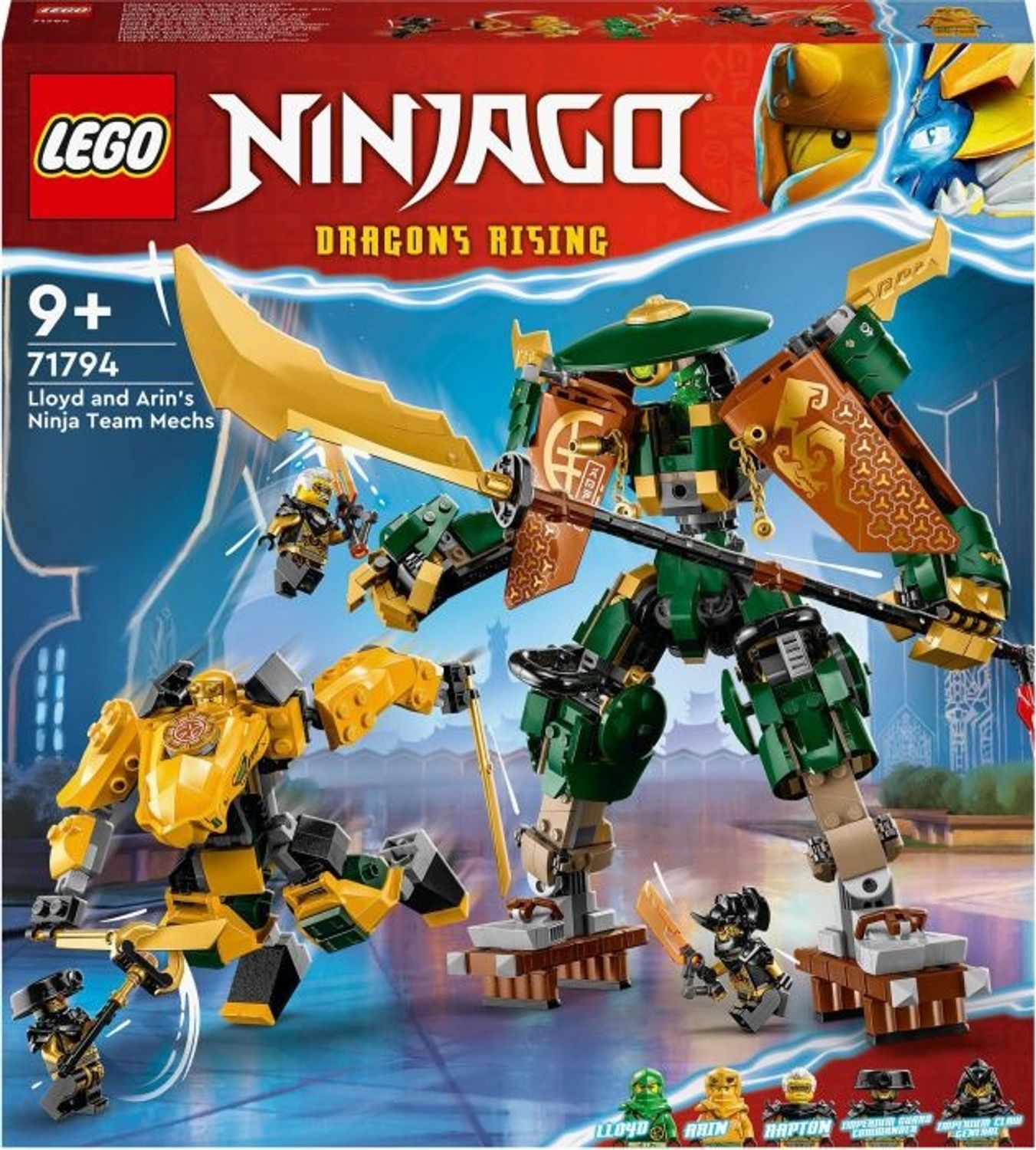 LEGO&reg; NINJAGO&reg; Lloyds und Arins Training-Mechs 