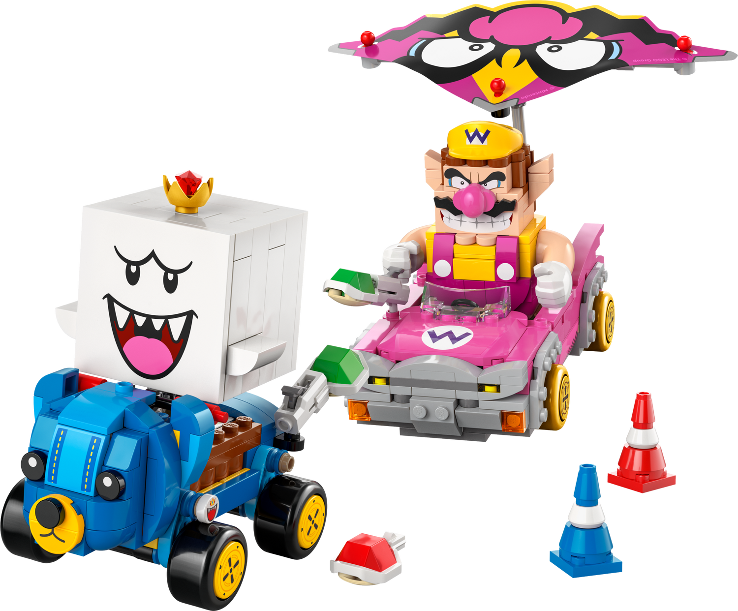 LEGO&reg; Super Mario&trade; Mario Kart&trade; &ndash; Wario & K&ouml;nig Buu Huu 