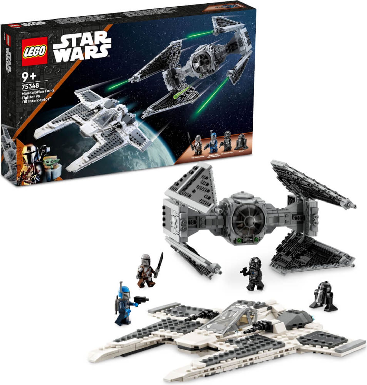 LEGO&reg; Star Wars&trade; Mandalorianischer Fang Fighter vs. TIE Interceptor&trade; 