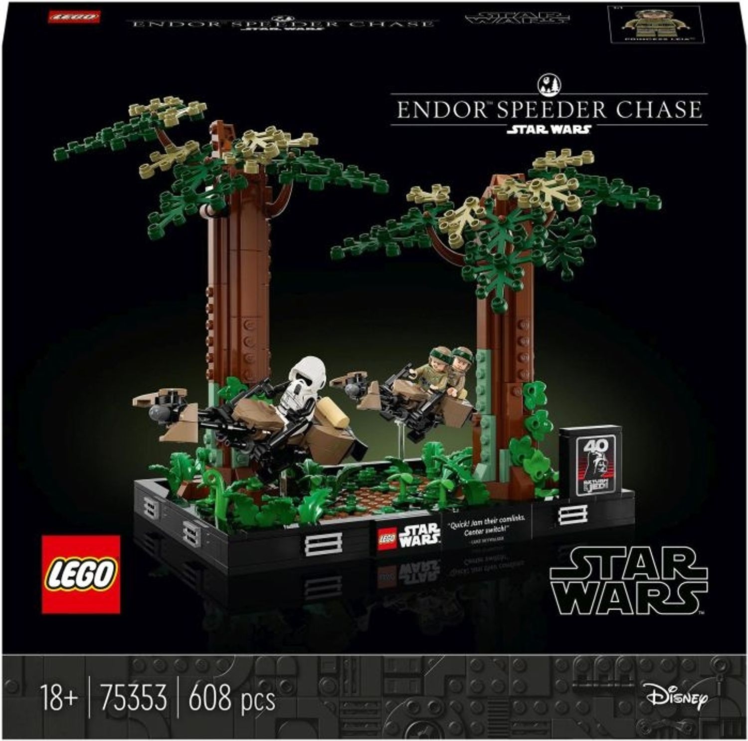 LEGO&reg; Star Wars&trade; Verfolgungsjagd auf Endor&trade; &ndash; Diorama 