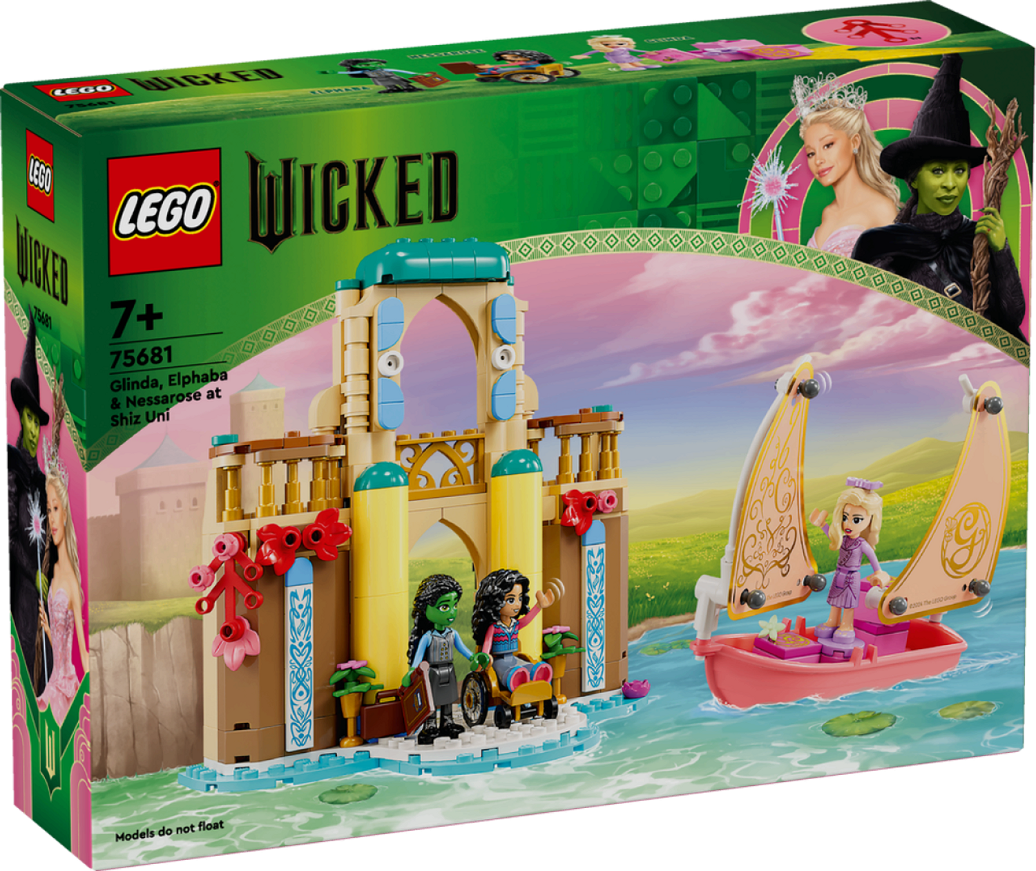 LEGO® Wicked Glinda, Elphaba und Nessarose an der Universität Shiz