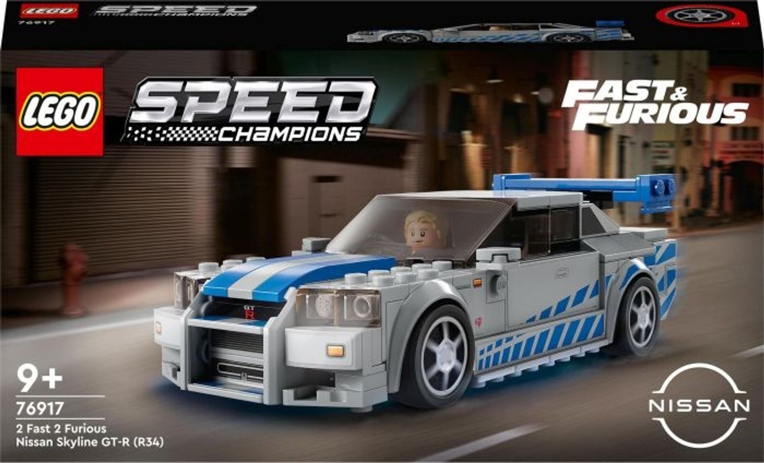 LEGO&reg; Speed Champions 2 Fast 2 Furious &ndash; Nissan Skyline GT-R (R34) 
