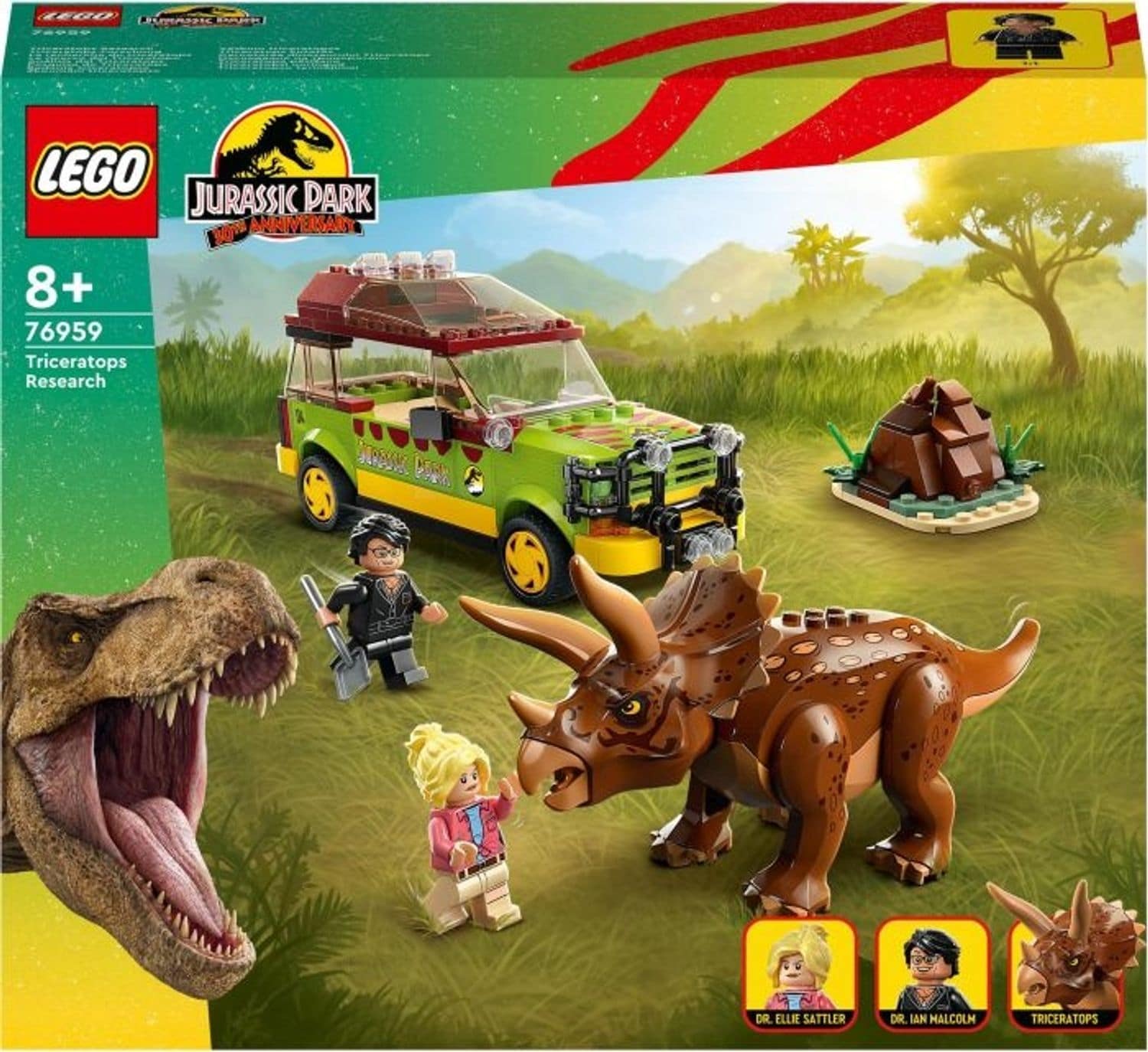 LEGO&reg; Jurassic World Triceratops-Forschung 