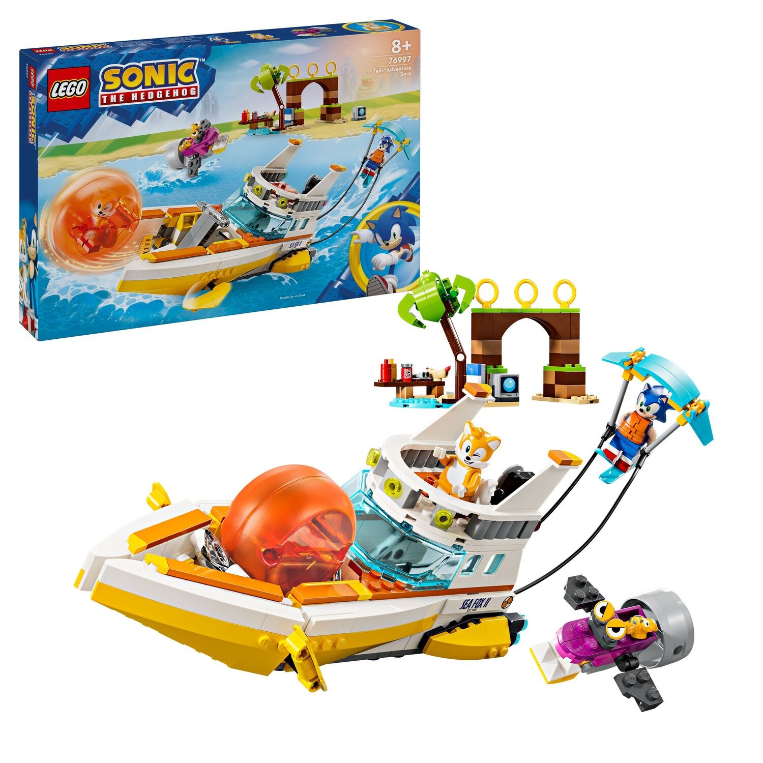 LEGO® Sonic the Hedgehog™ Tails‘ Abenteuerboot
