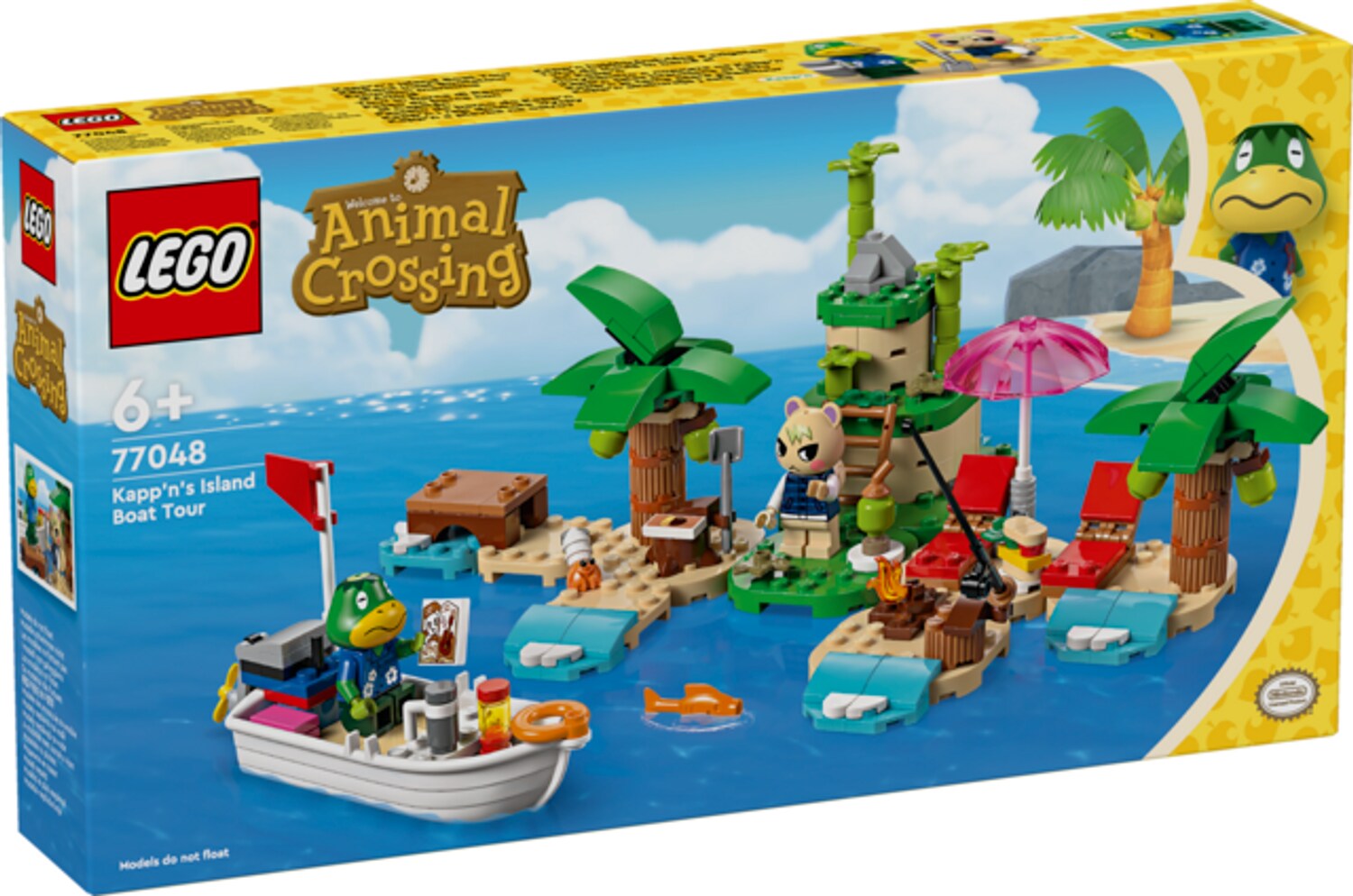 LEGO® Animal Crossing™ Käptens Insel-Bootstour