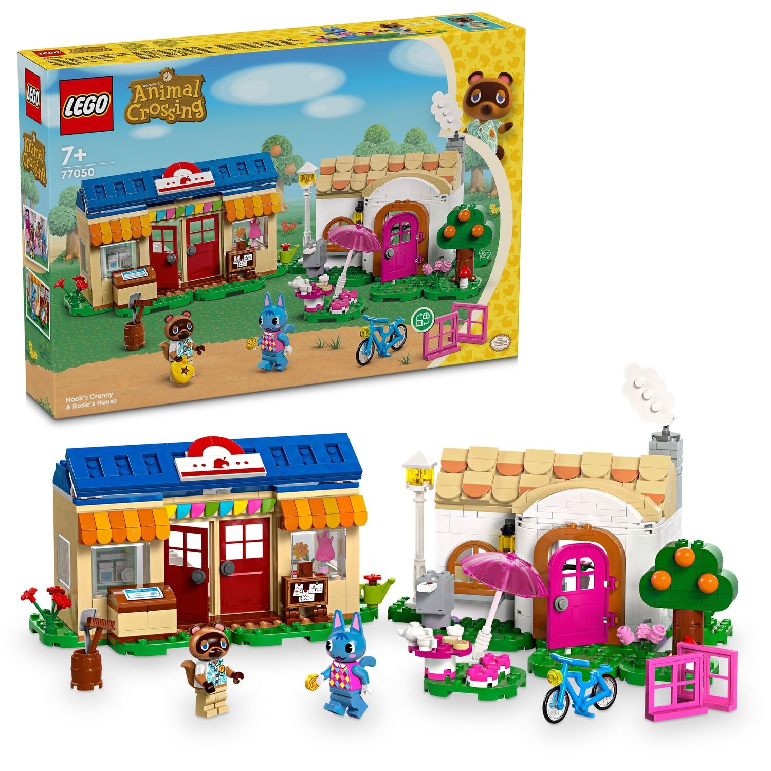 LEGO® Animal Crossing™ Nooks Laden und Sophies Haus