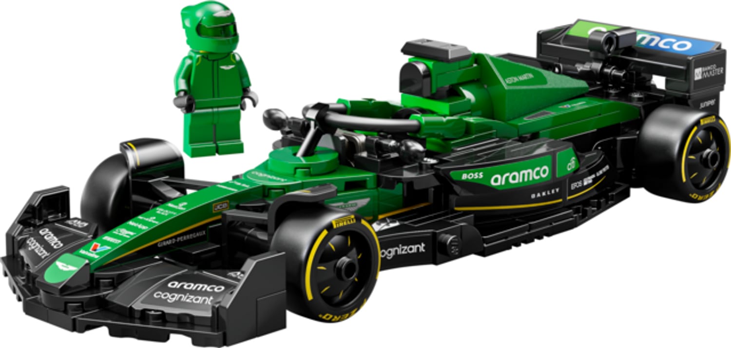 LEGO&reg; Speed Champions Aston Martin Aramco F1&reg; AMR24 Rennauto 