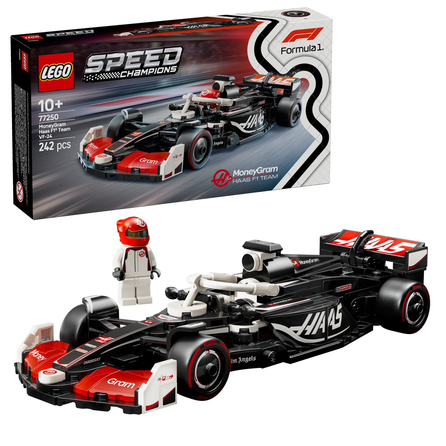 LEGO® MoneyGram Haas F1® Team VF-24 Rennauto