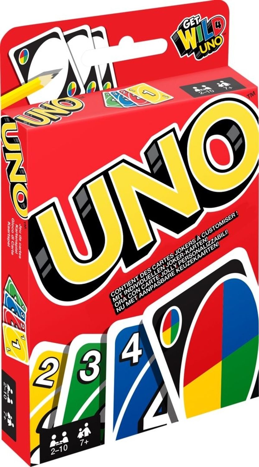 Mattel Games Mattel W2087 UNO (Kartenspiel), 2-10 Spieler, ca. 30-60 min, ab 7 Jahre 
