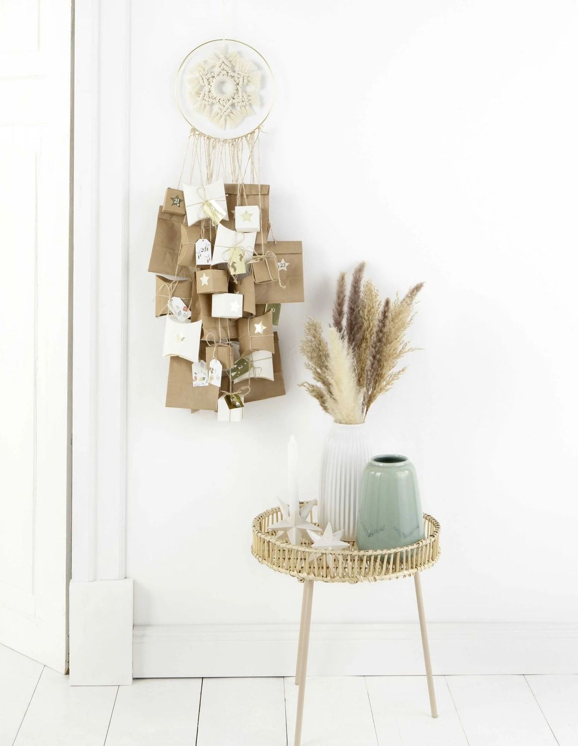 folia Bastelset Adventskalender Makramee 