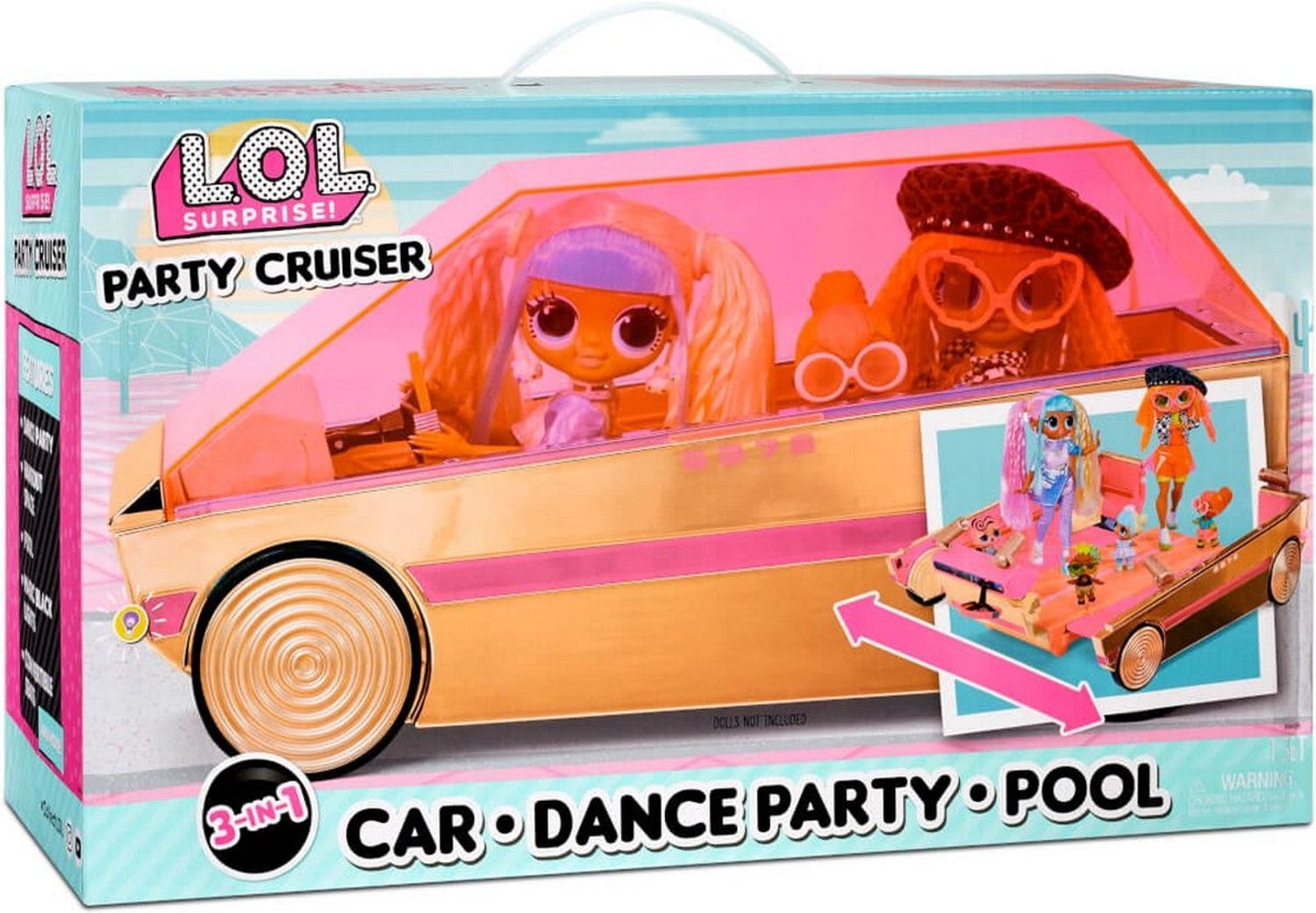 L.O.L. SURPRISE! L.O.L. Surprise 3-in-1 Party Cruiser 