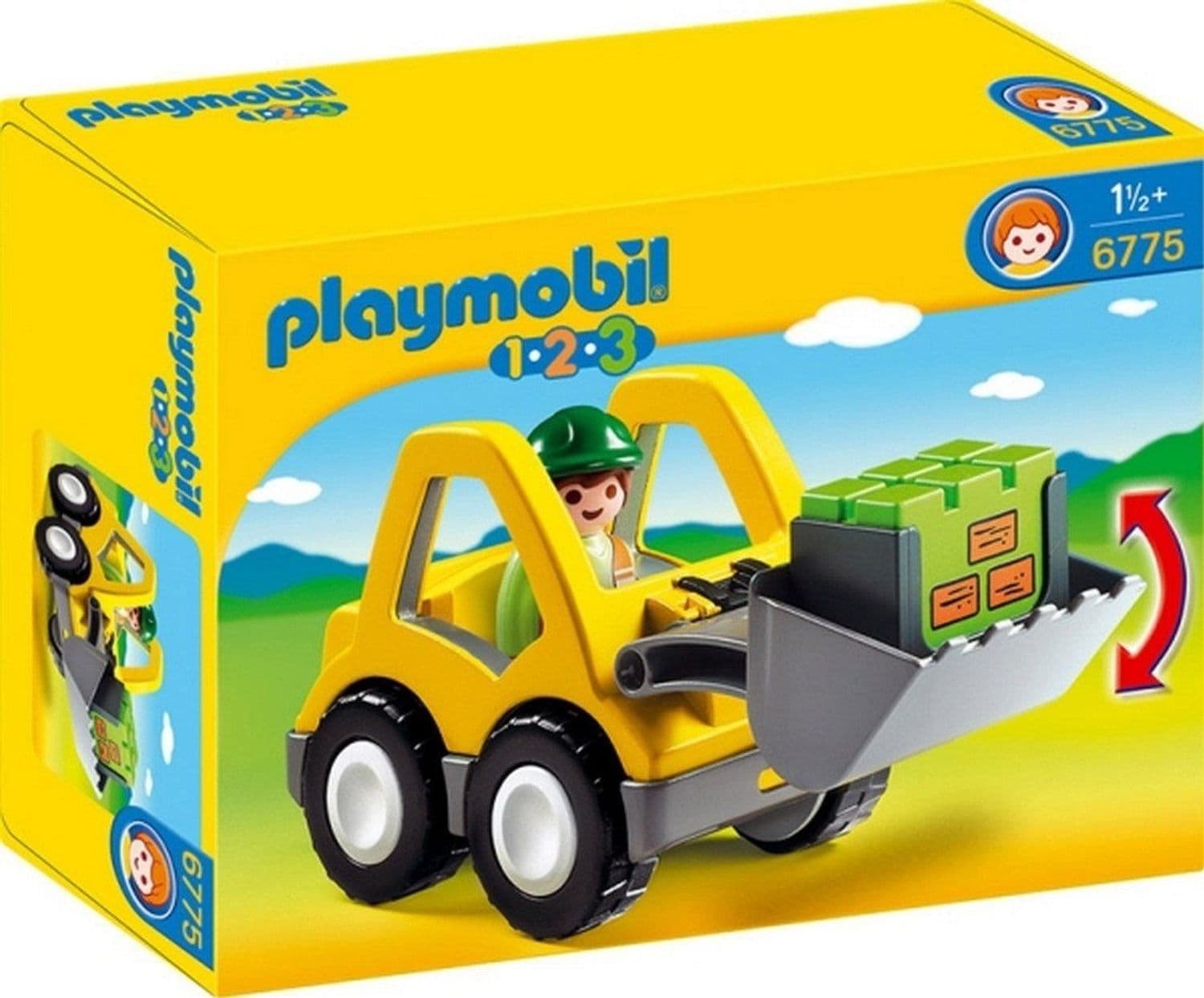 Playmobil Radlader mit beweglicher Schaufel 