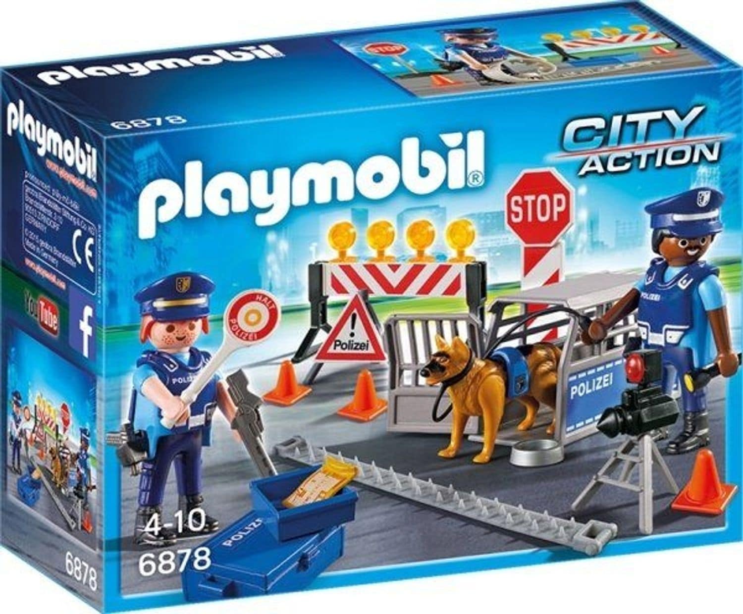 Playmobil Polizei-Stra&szlig;ensperre 