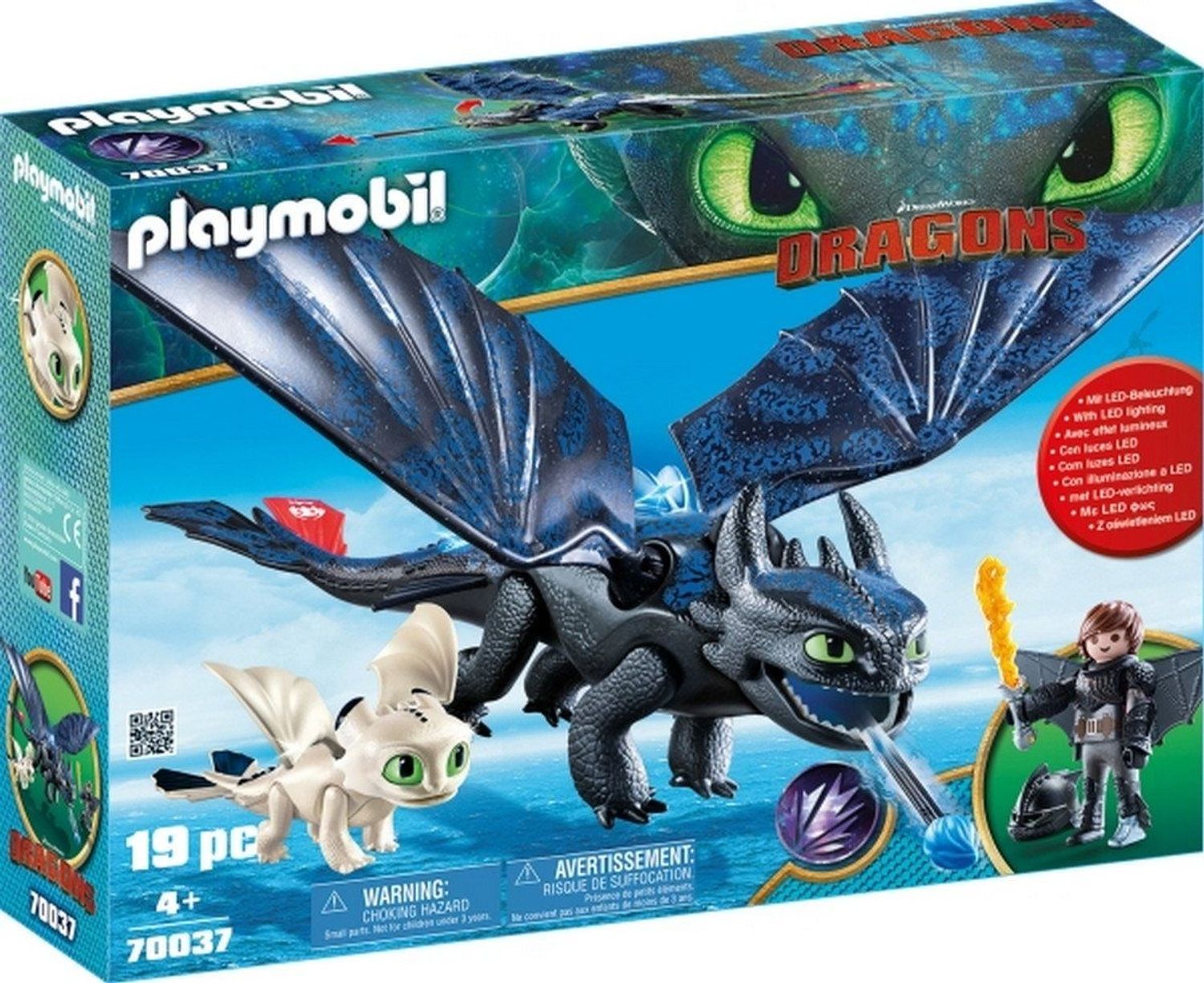 Playmobil Ohnezahn und Hicks mit Babydrachen 
