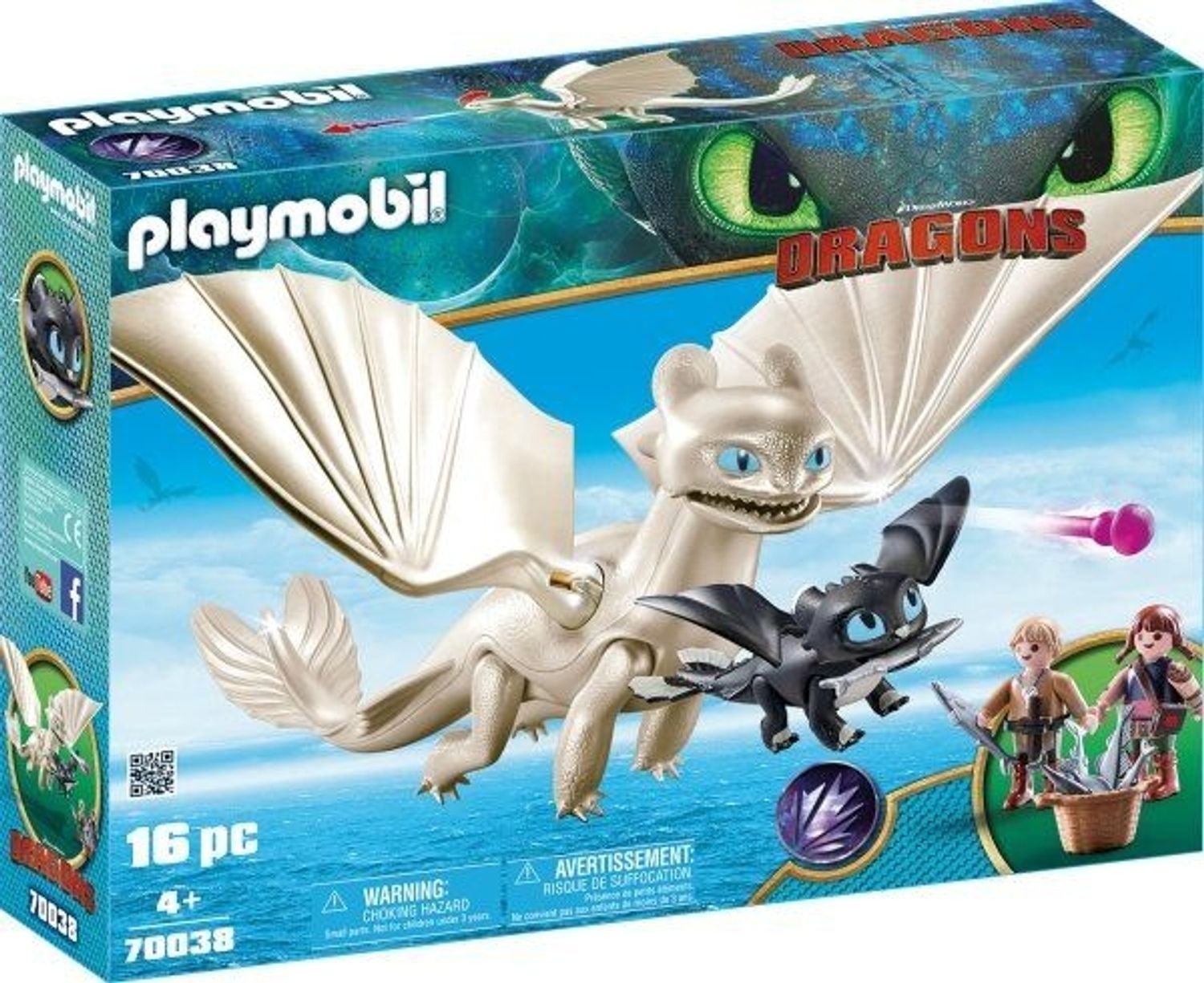 Playmobil Tagschatten und Babydrachen mit Kindern 