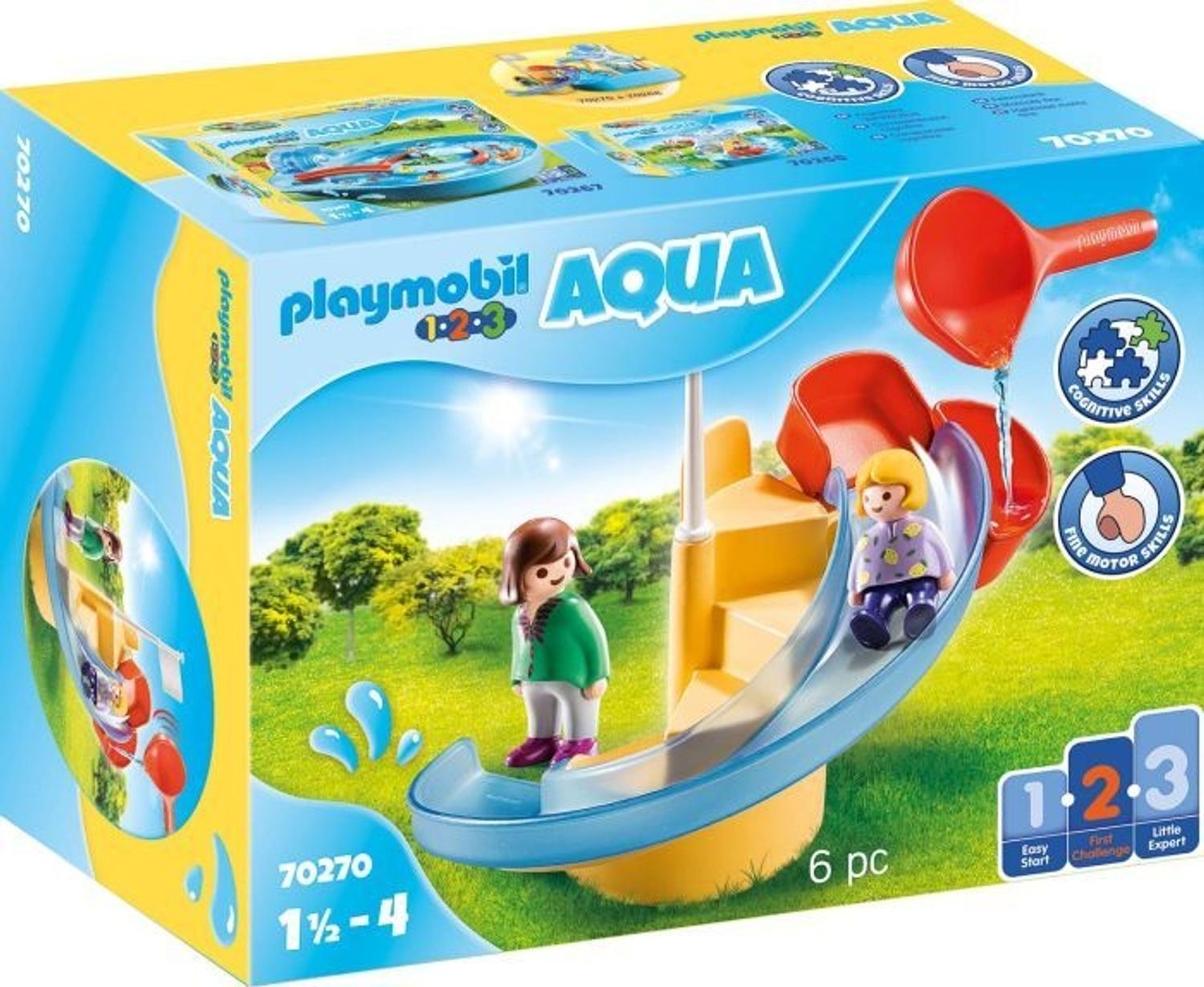 Playmobil 1.2.3 Wasserrutsche 
