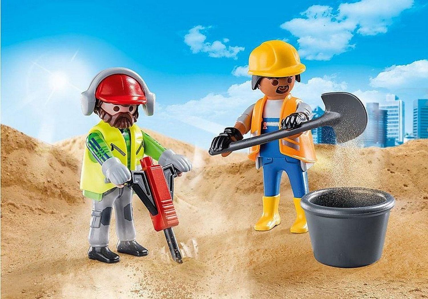 Playmobil Zwei Bauarbeiter 