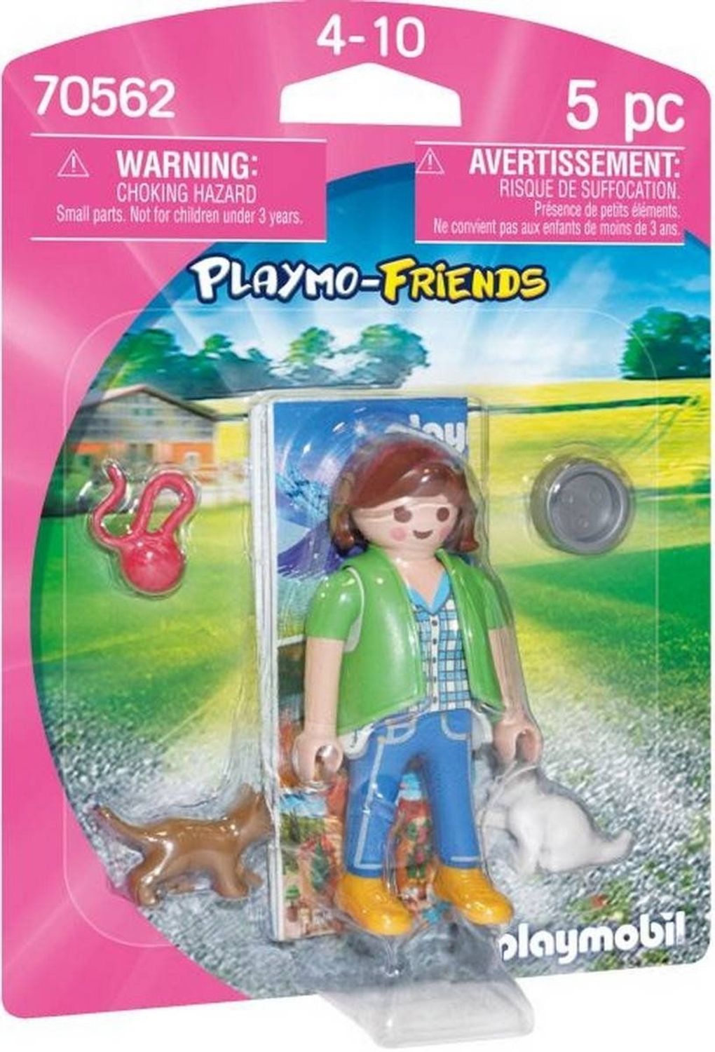 Playmobil Frau mit Katzenbabys 