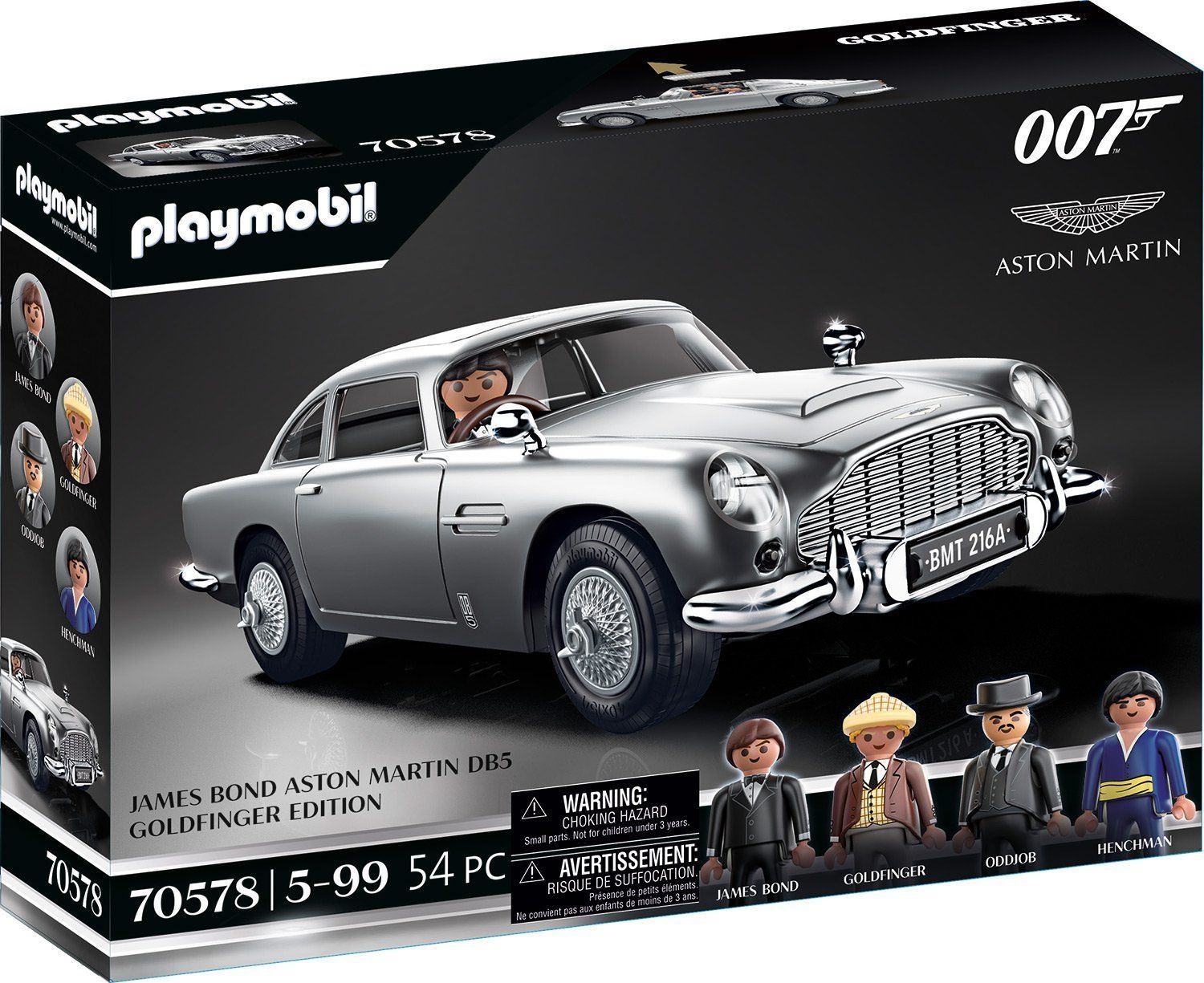 Playmobil Aston Martin DB5 - Goldfinger Edition 