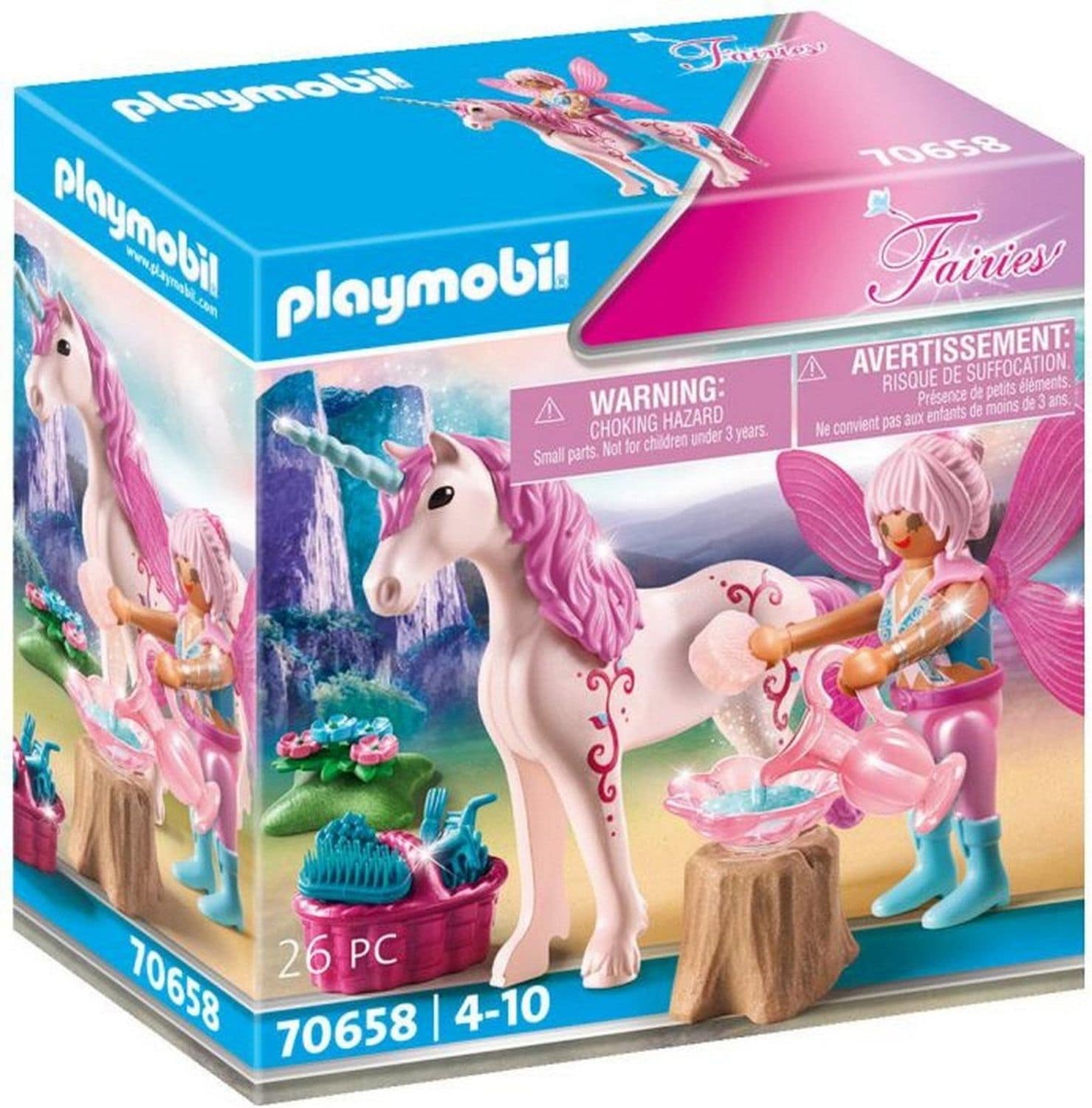 Playmobil Einhorn mit Pflege-Fee 