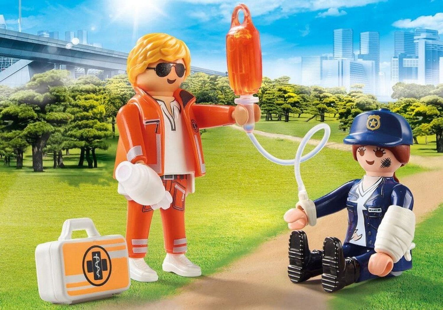 Playmobil Notarzt und Polizistin DuoPack 