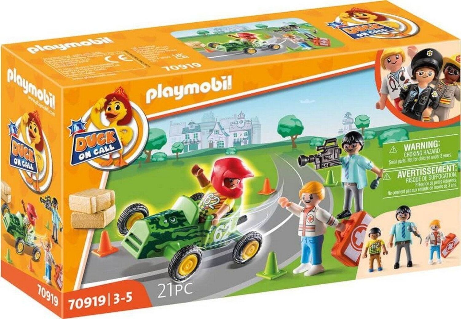 Playmobil Notarzt Action. Hilf dem Rennfahrer!