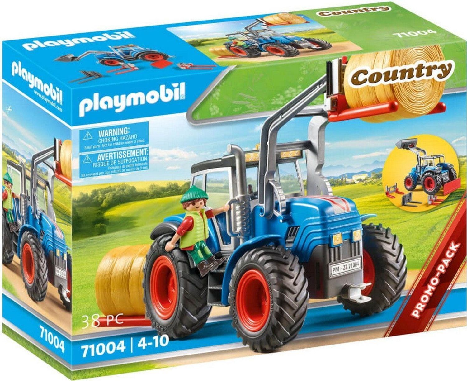 Playmobil Gro&szlig;er Traktor mit Zubeh&ouml;r 