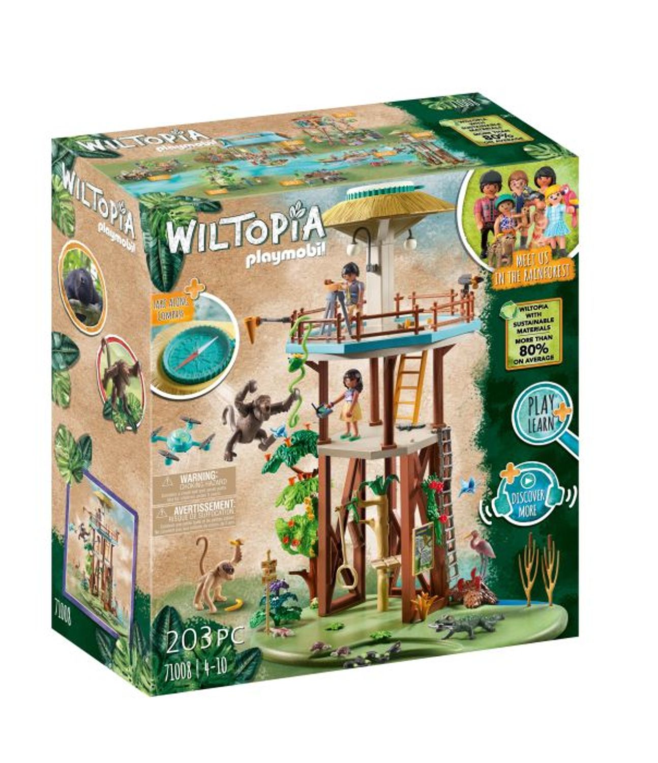 Playmobil Forschungsturm mit Kompass 