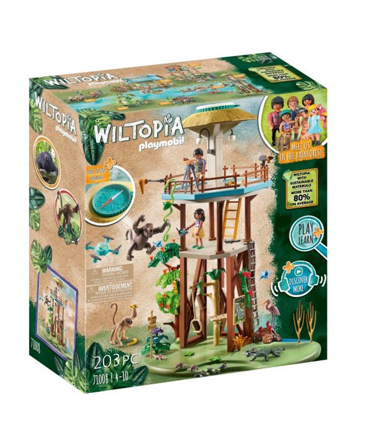 Playmobil Forschungsturm mit Kompass