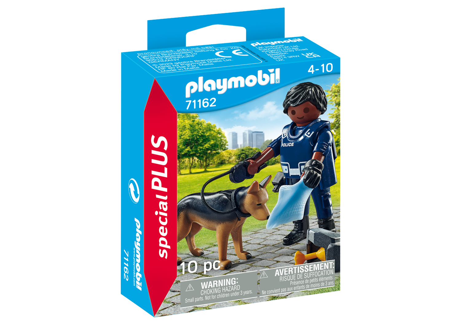 Playmobil Polizist mit Sp&uuml;rhund 