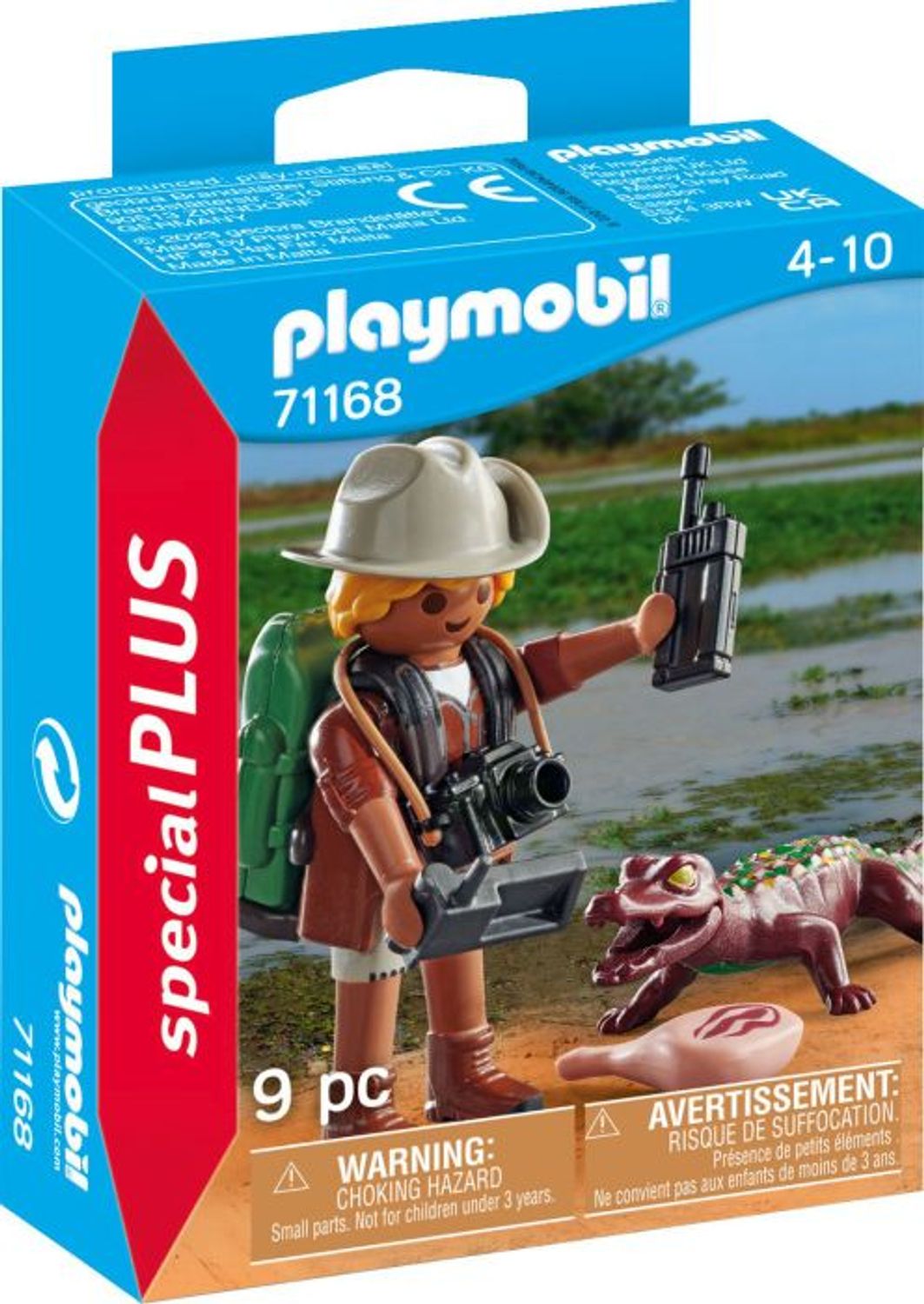 Playmobil Forscher mit jungem Kaiman 