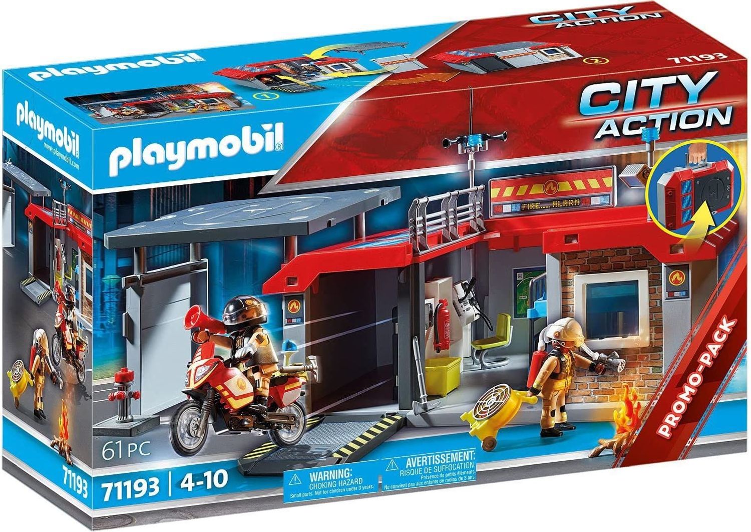 Playmobil Mitnehm- Feuerwehrstation 
