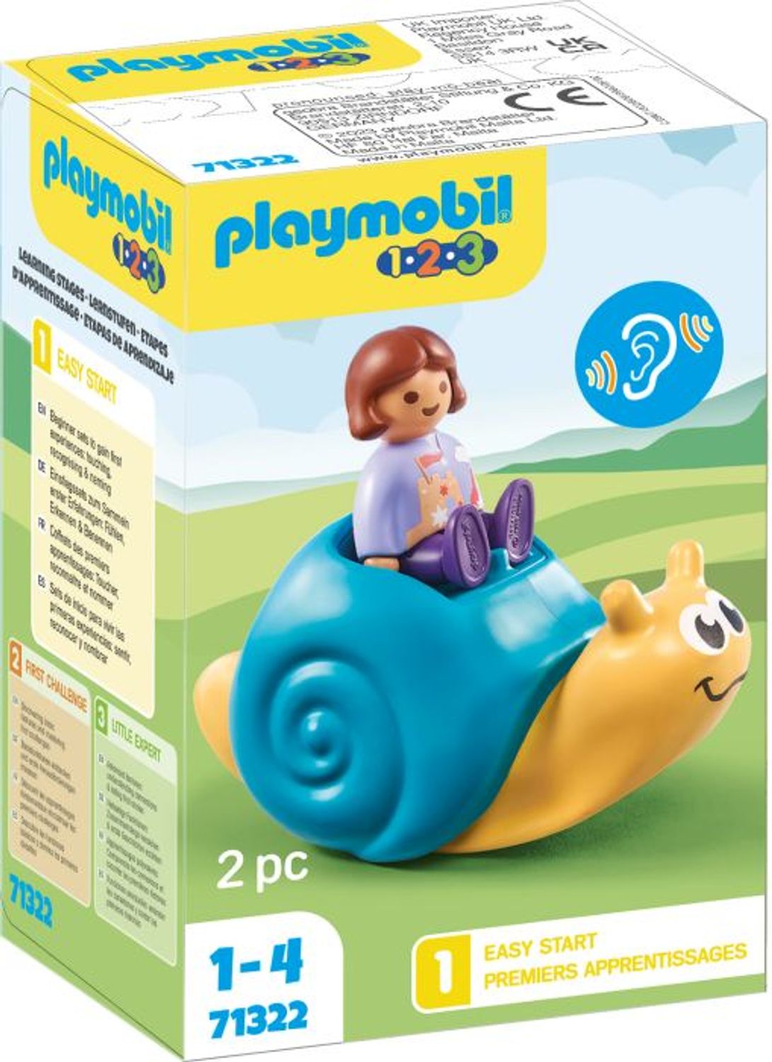 Playmobil Schaukelschnecke mit Rasselfunktion 
