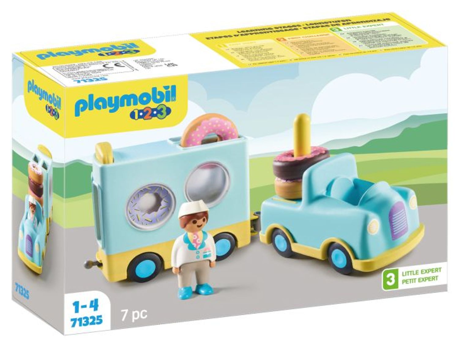 Playmobil Verr&uuml;ckter Donut Truck mit Stapel- und Sortierfunktion 