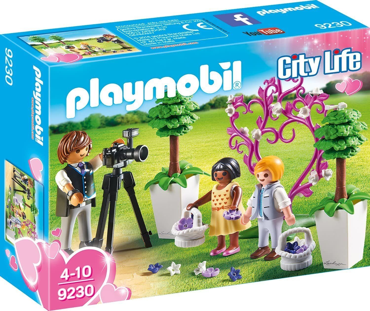 Playmobil Fotograf mit Blumenkindern 