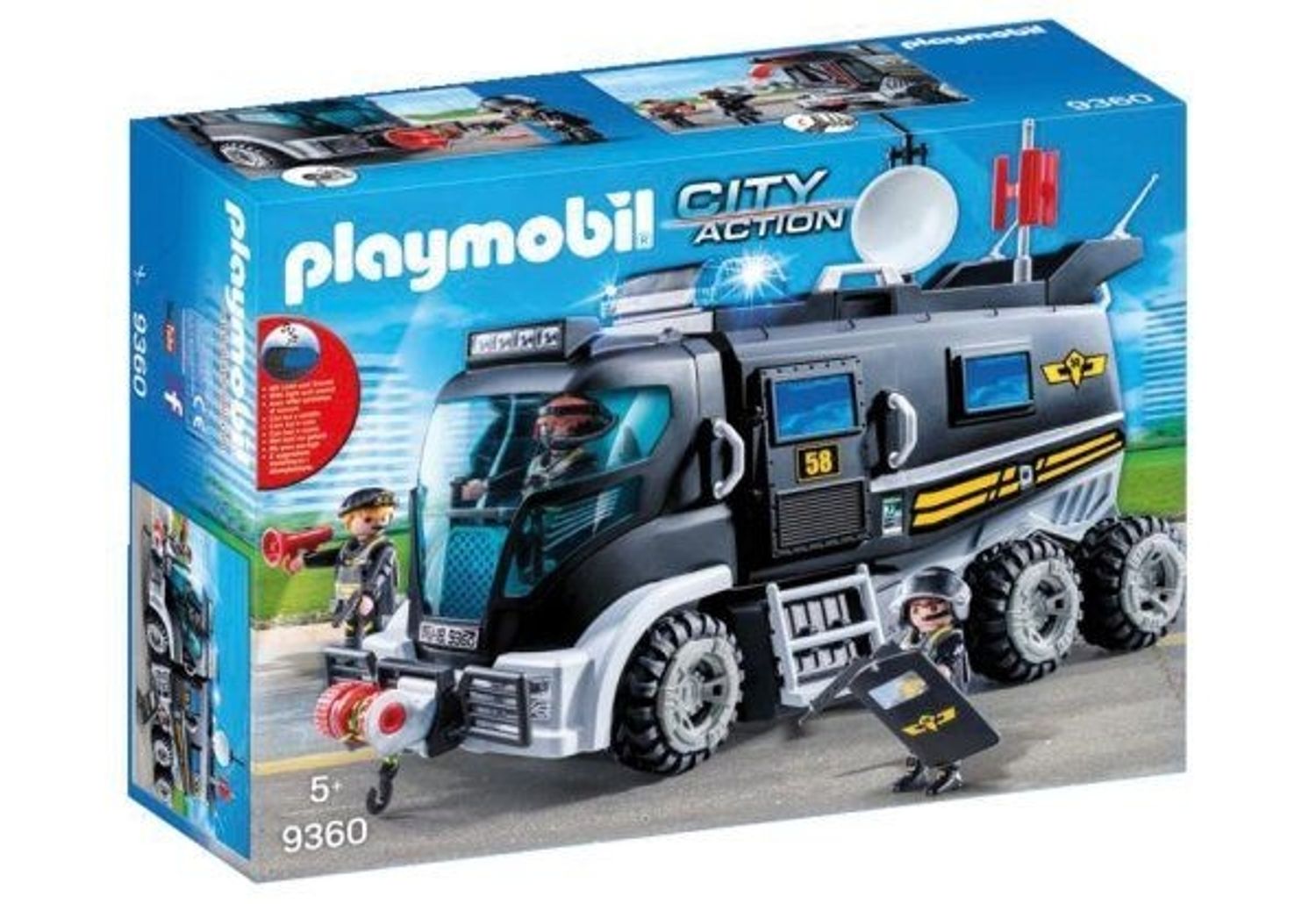 Playmobil SEK-Truck mit Licht und Sound 