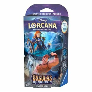 Ravensburger Disney Lorcana Ursulas Rückkehr - Starter Deck Saphir und Stahl 