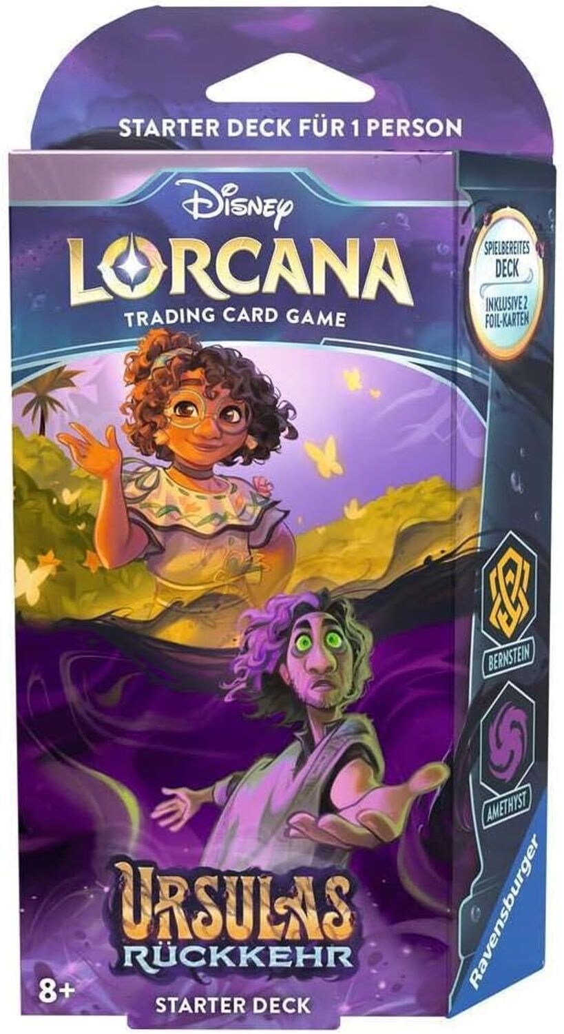 Disney Lorcana Ursulas Rückkehr - Starter Deck Bernstein und Amethyst