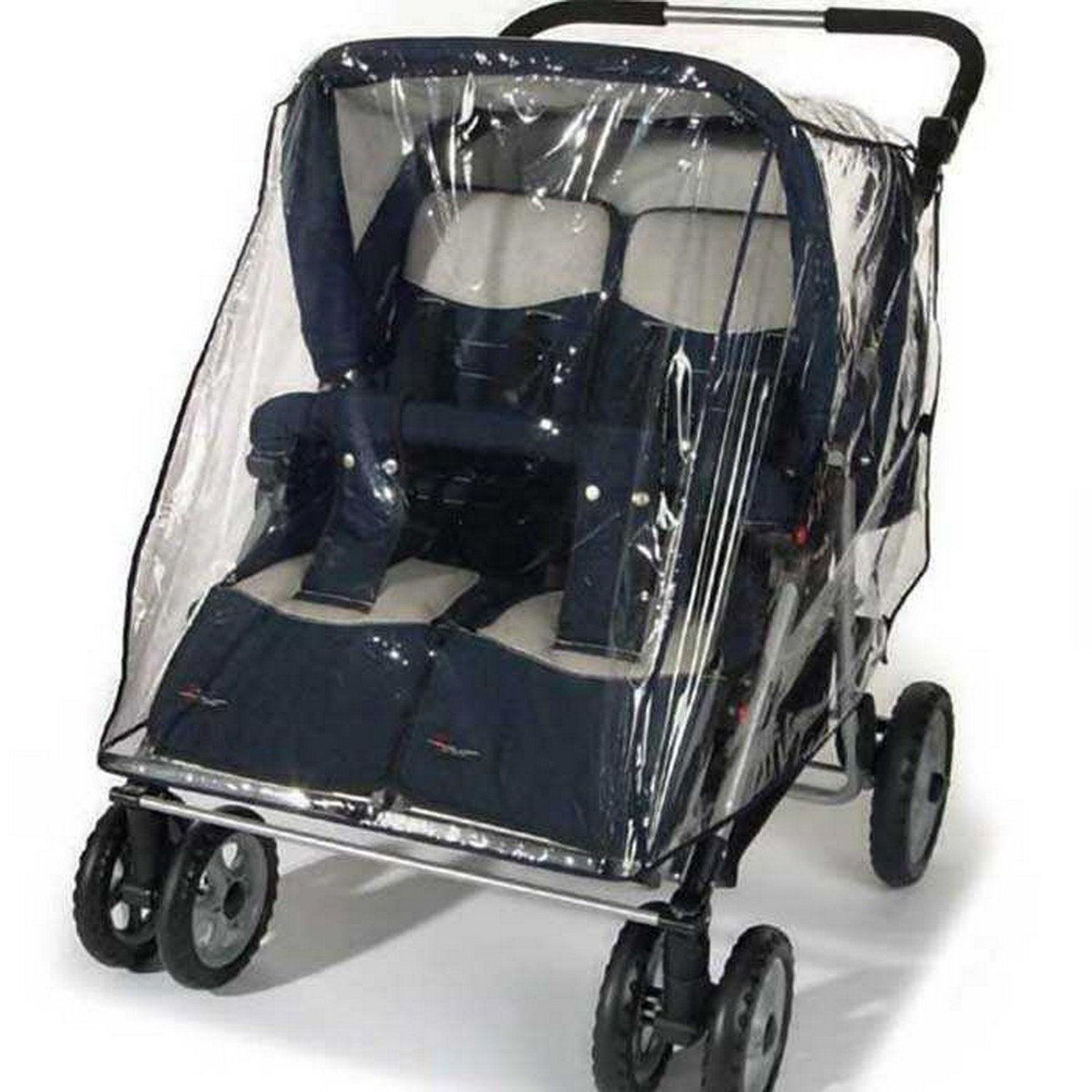 reer Regenschutz f&uuml;r Zwillingswagen 