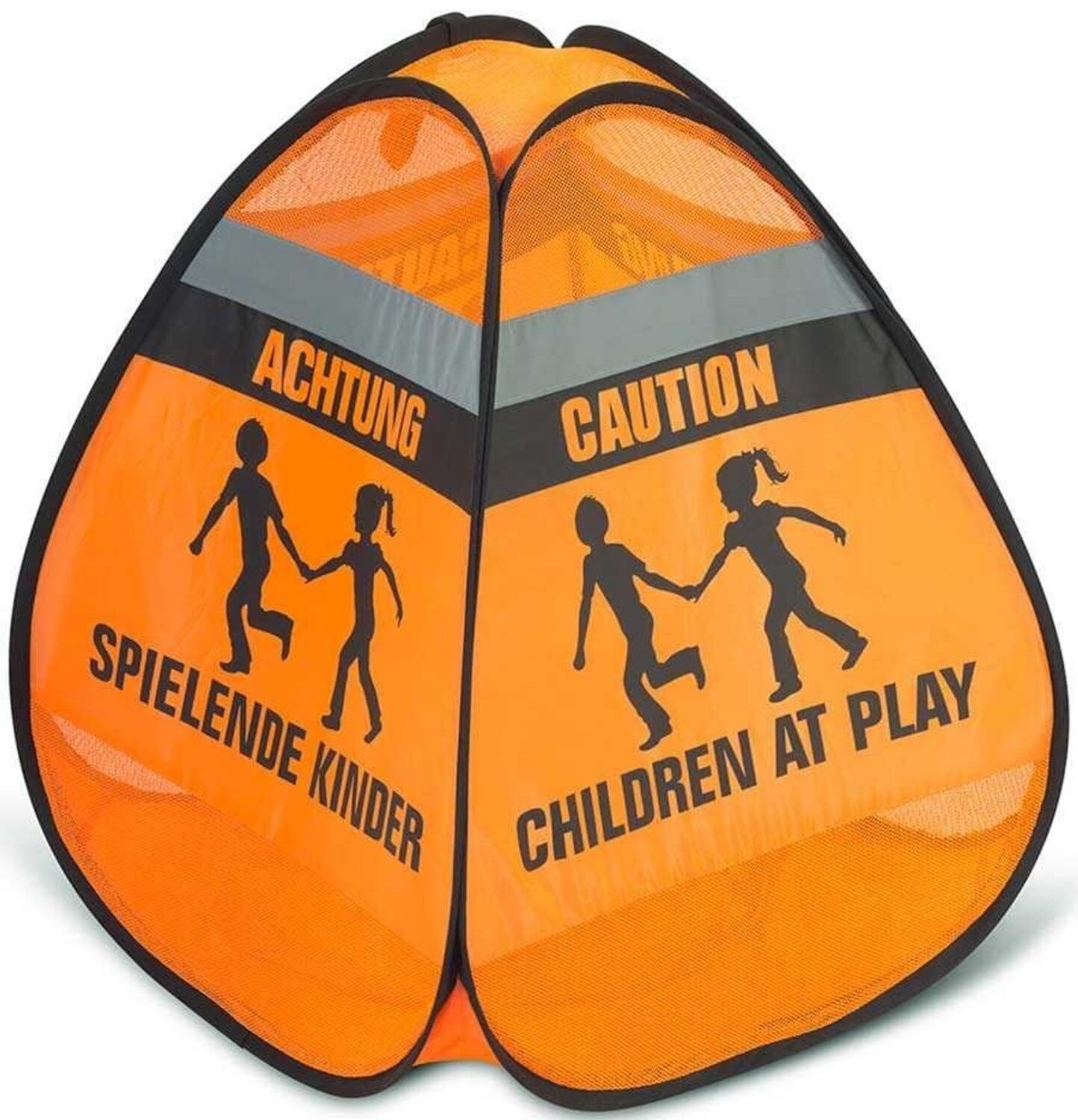 reer 3D-Straßenwarnschild - Spielende Kinder