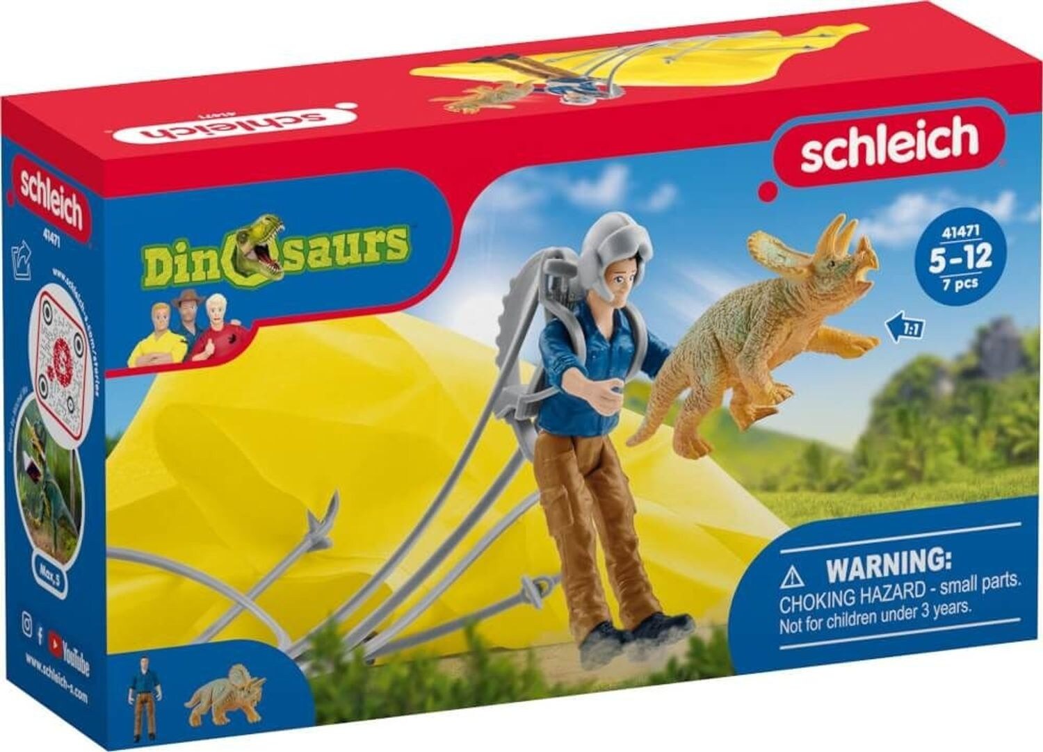 Schleich Dino Fallschirmrettung