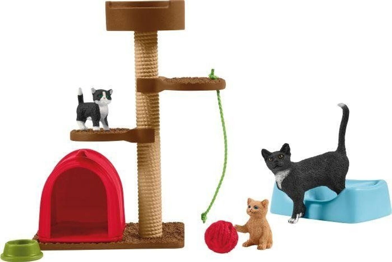 Spielspaß für niedliche Katzen